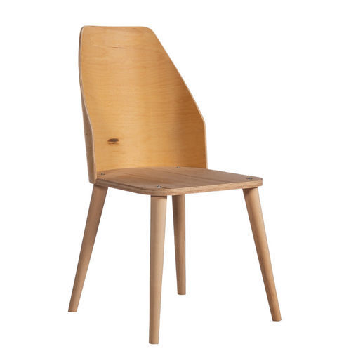 Contemporary chair - P-217 - Papelci - indoor / plywood / wooden base