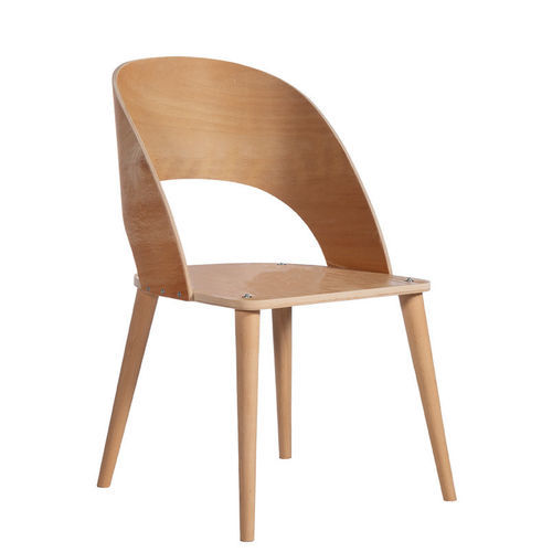Contemporary chair - P-226 - Papelci - indoor / plywood / wooden base