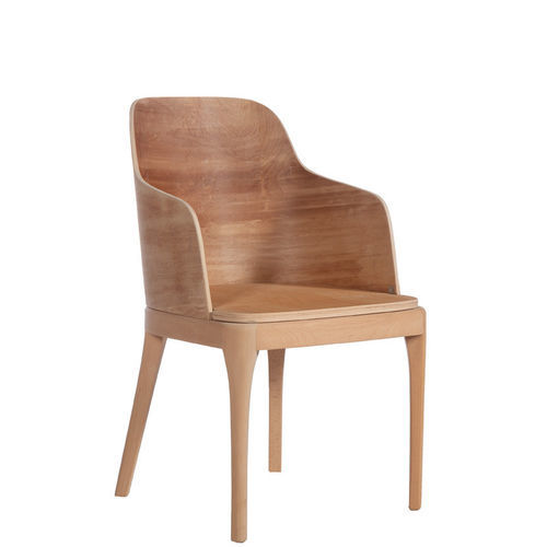 Contemporary chair - P-255 - Papelci - indoor / fabric / plywood
