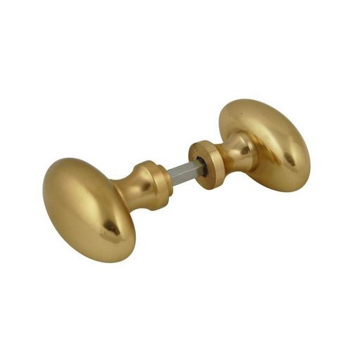 Contemporary door knob OLIVE cadap brass / polished