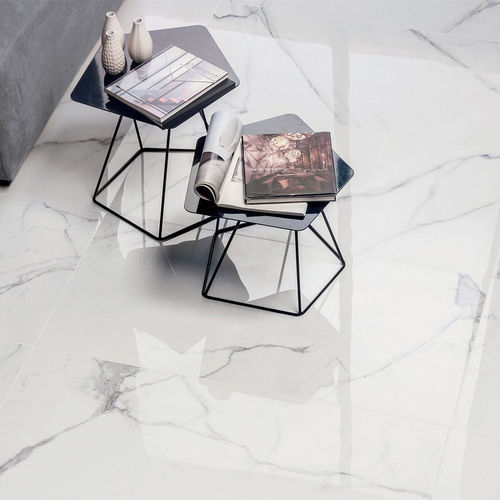 Porcelain tile - STATUARIO PLUS - Guangdong Overland Ceramics Co., Ltd. - marble / polished / matte