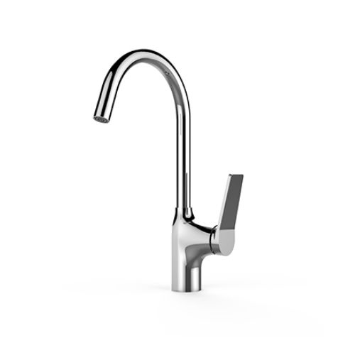 Countertop mixer tap - HDA5708XH2 - Huida Sanitary Ware Co., Ltd. - brass / kitchen / 1-hole