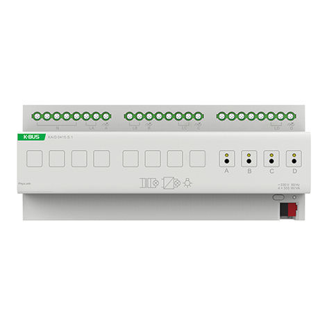 DIN rail dimmer - TRIAC - Guangzhou Video-Star Intelligent Corp., Ltd - KNX
