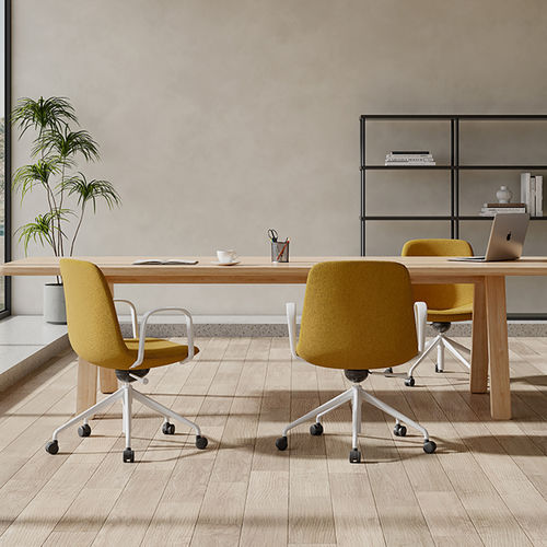 Design office chair - Lola 54C-07  - Foshan Orcco Furniture Co., Ltd. - indoor / fabric / polished aluminum