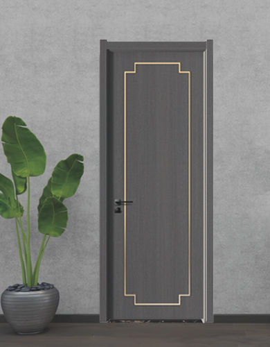 Interior door - Metal Strip - Zhengzhou Shengyifa Industrial Co., Ltd. - in WPC / swing / contemporary