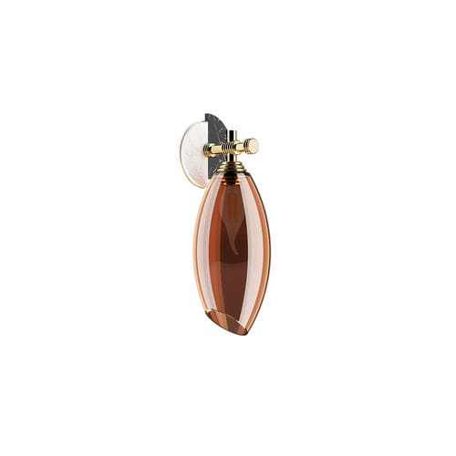 Art Deco wall light - COCOON SCONCE - Hommés Studio - indoor / stainless steel / blown glass