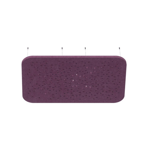 Ceiling acoustic panel - WEB - Impact Acoustic - PET / rectangular / fabric look