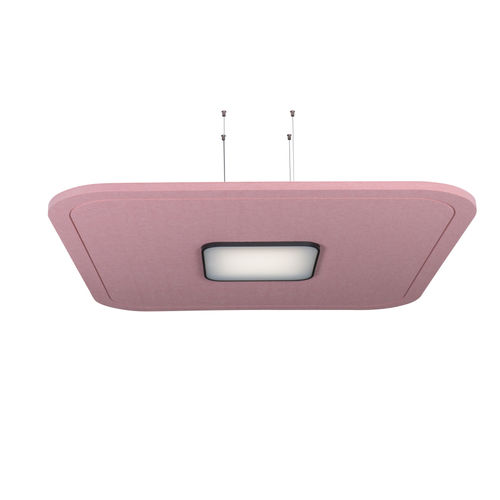Pendant lamp - TETRA - Impact Acoustic - plastic / PET / contemporary