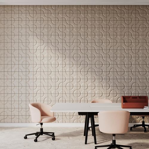 Acoustic wall panel - TRUCHET - Impact Acoustic - natural fiber / cellulose fiber / coconut