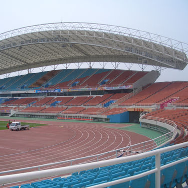 Fabric architectural membrane - FGT-800(ANSAN stadium) - Chukoh Chemical Industries,Ltd. - fluoropolymer / PTFE / PTFE coated glass fabric