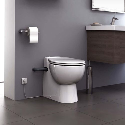 Free-standing toilet - Sanicompact Pro - SFA Group - ceramic / home / oval
