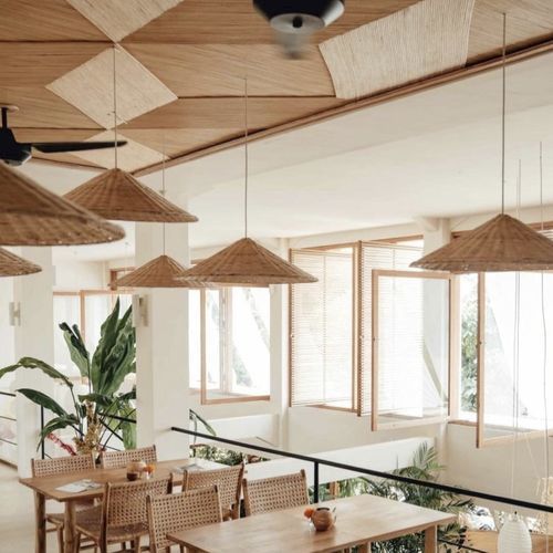 Pendant lamp - WEST PALM BEACH - My Bali Living - rattan / traditional / corded