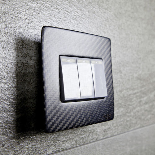 Light switch - ALVARAE Design Studio - rocker / recessed / double