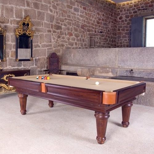 Traditional pool table - Braga - cirillobiliardi snc - home / commercial / mahogany