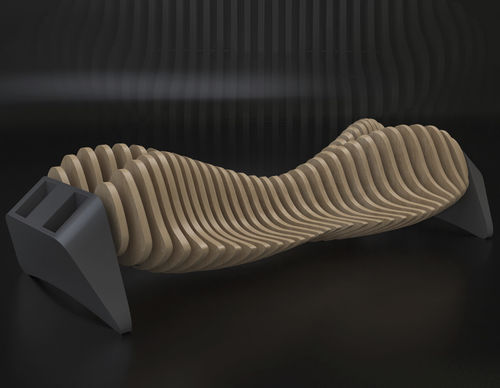 Original design bench - Stivy - MyWoodream - wooden / plywood / birch