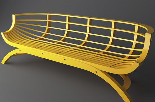 Contemporary bench - Rhina - MyWoodream - wooden / plywood / birch