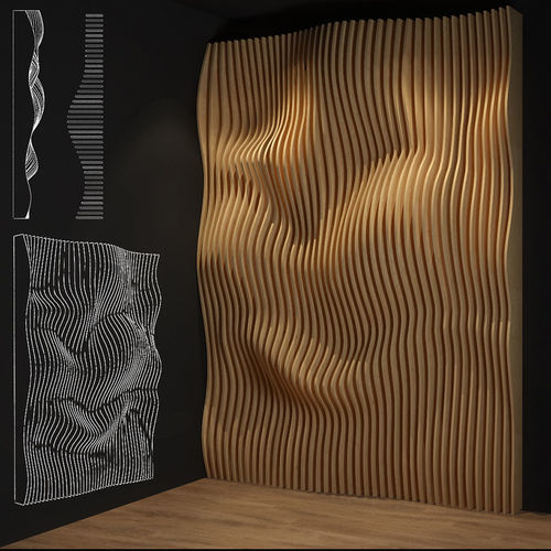 Plywood decorative panel Boule MyWoodream wallmounted / 3D