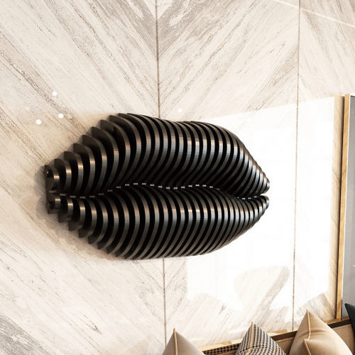 Wooden sculpture - Passion - MyWoodream - wall / commercial / black