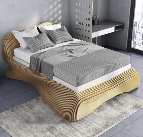 Double bed - Atro - MyWoodream - contemporary / wooden