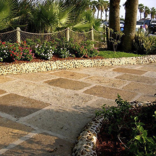 Quartzite paving OCHRESTONE HAND CUT BRAZILIAN STONES indoor / outdoor / patio