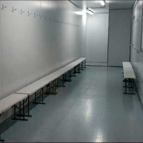Industrial use container building - BULLBOX - for sports facility / for sanitary facilities / modular