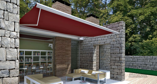 Pergola cover with solar protection - COFRE 136 - Motorline Professional - fabric / commercial