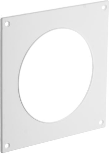 Plastic ventilation grill - FLANGE FI 100 - airRoxy Sp. z o.o. - rectangular / exterior / commercial