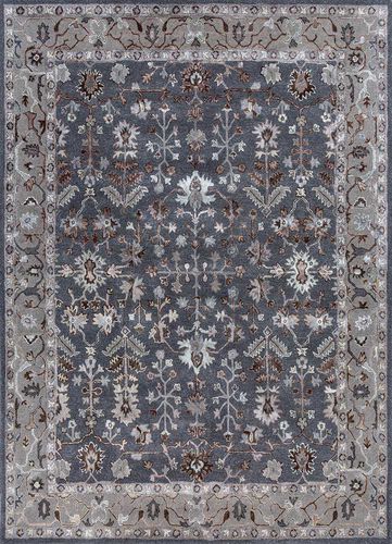 Traditional rug - KASBAH - Jaipur Rugs - floral pattern / Oriental motif / wool