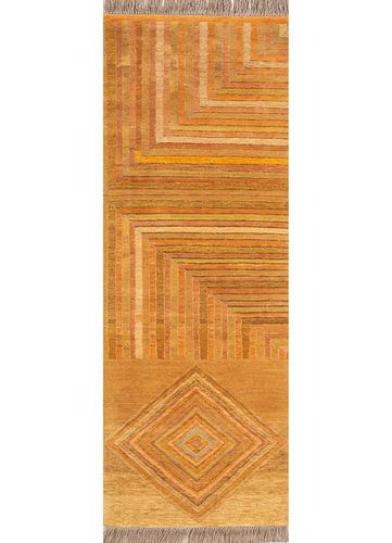 Contemporary rug - GHAR KI DEEWAR - Jaipur Rugs - geometric / wool / silk