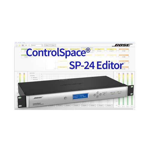 Design software - SP-24 EDITOR - Bose Professional
