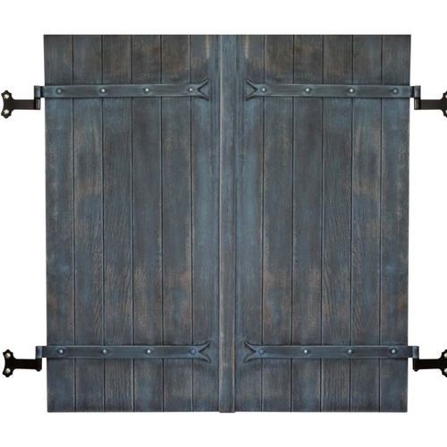 Swing shutter - proven&ccedil;al - Les volets du soleil - composite / wood look / painted