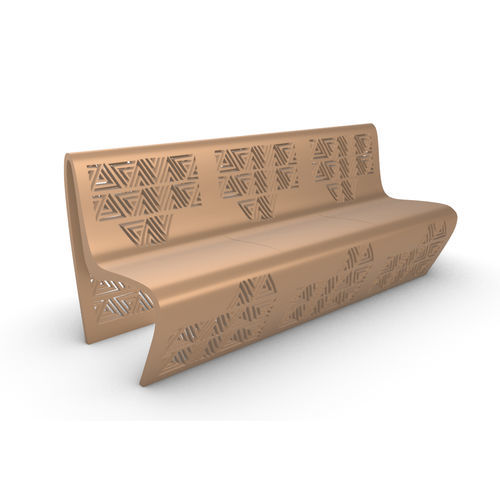 Contemporary public bench - THAL S - URBAN TENDANCES - steel / with backrest / without armrests