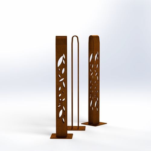 Security post - Printemps - URBAN TENDANCES - galvanised steel / stainless steel / COR-TEN® steel
