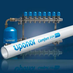Pipe insulation fitting - 10 BAR - Uponor - plastic / manifold