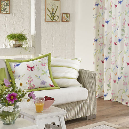 Upholstery fabric - APRIL - Gardisette - for curtain / animal motif / floral pattern