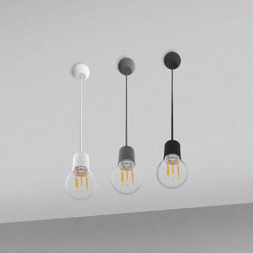 Pendant lamp - FANTASY - CENTURY ITALIA - silicone / original design / corded