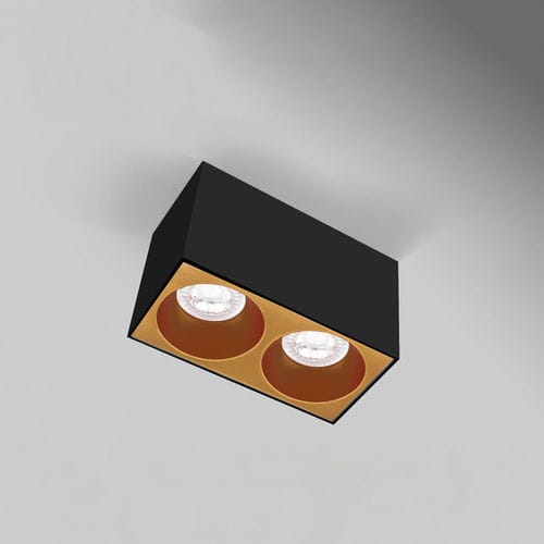 Ceiling spotlight - ESQNG160-2GU10 - CENTURY ITALIA - LED / rectangular / IP20