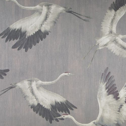 Contemporary wallpaper - HIBIKO - CARLUCCI - polyester / animal motif / fabric look