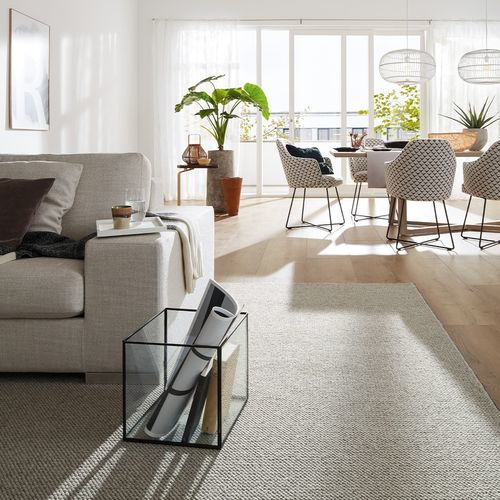 Tufted carpet MOUNTAIN JAB ANSTOETZ FLOORING loop pile / wool / plain