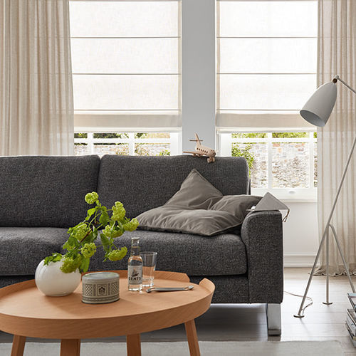 Roman blinds - ABERDEEN - JAB ANSTOETZ SYSTEMS - for window / fabric / commercial