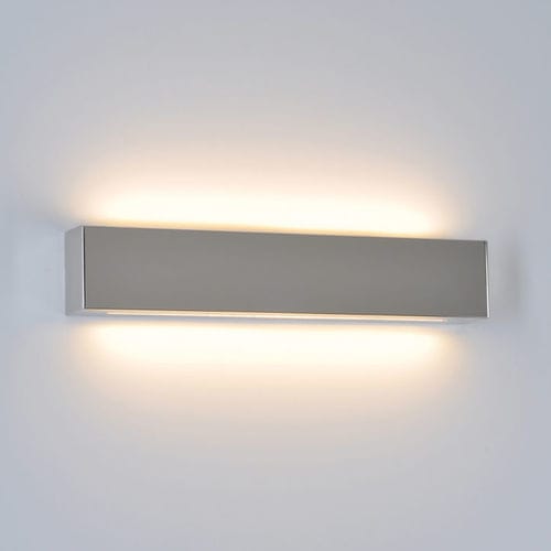 Contemporary wall light - BLOC - VS Manufaktur e.K. - indoor / brass / rectangular