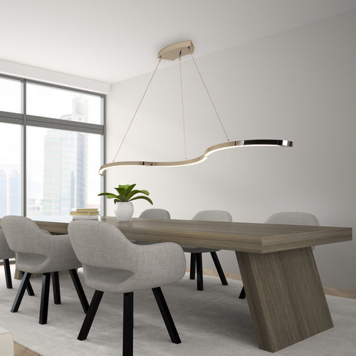 Pendant lamp - SERPENTI - VS Manufaktur e.K. - brass / chrome / lacquered metal