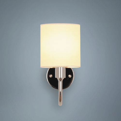 Contemporary wall light - NOSTALGIA-W - VS Manufaktur e.K. - indoor / brass / fabric