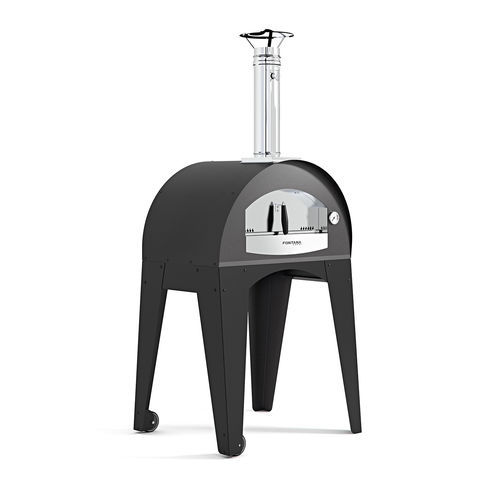 Home pizza oven - ISCHIA - Fontana Forni s.r.l. - wood-burning / rack / free-standing