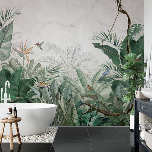 Contemporary wallpaper - jungle quintessence Amazonia - MuralConcept - nonwoven fabric / vinyl / panoramic
