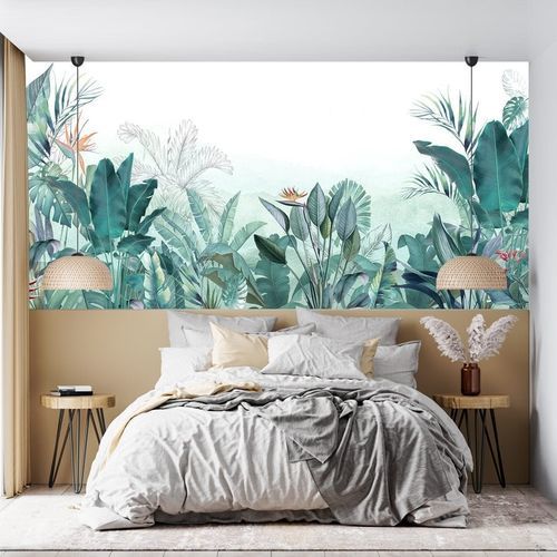 Contemporary wallpaper - tropical quintessence - MuralConcept - nonwoven fabric / nature pattern / panoramic