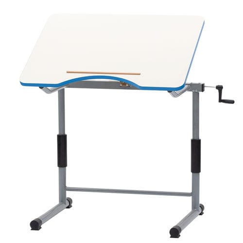 Free-standing desk - ANTHROPOMETRIC  - Omsi srl - contemporary / melamine / curved