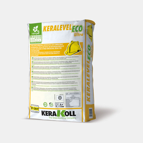 Leveling mortar - KERALEVEL® ECO ULTRA - KERAKOLL - for flooring screed / for tile / for concrete