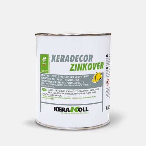 Protective varnish - Keradecor Zinkover - KERAKOLL - preparation / synthetic resin / for metal