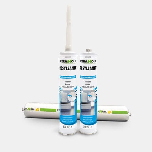 Silicone resin sealant - Resylsanit - KERAKOLL - waterproof / for concrete / for metal